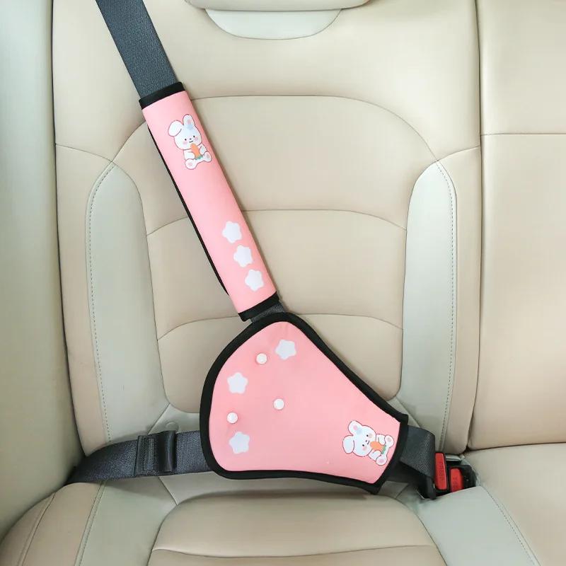 Ceinture de sécurité pour enfants de voiture, protège-épaule de siège, ancre, ceinture de sécurité, limiteur de cou Anti-pincement, Protection du ventre