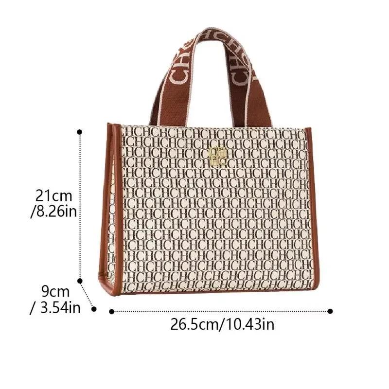 CH mode monogramme impression haute qualité métal Logo décontracté léger marque de luxe concepteur 2025 nouveau sac à ma