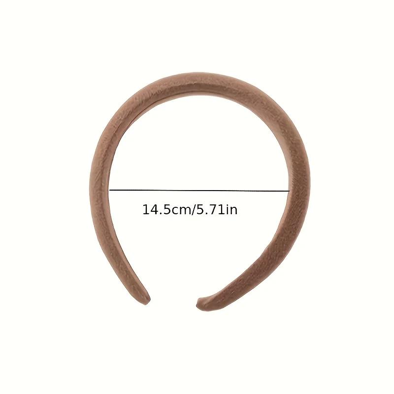 1/2/3/5 pièces bandeau éponge de couleur unie sauvage pour les femmes mode fille lavage visage large bord Simple
