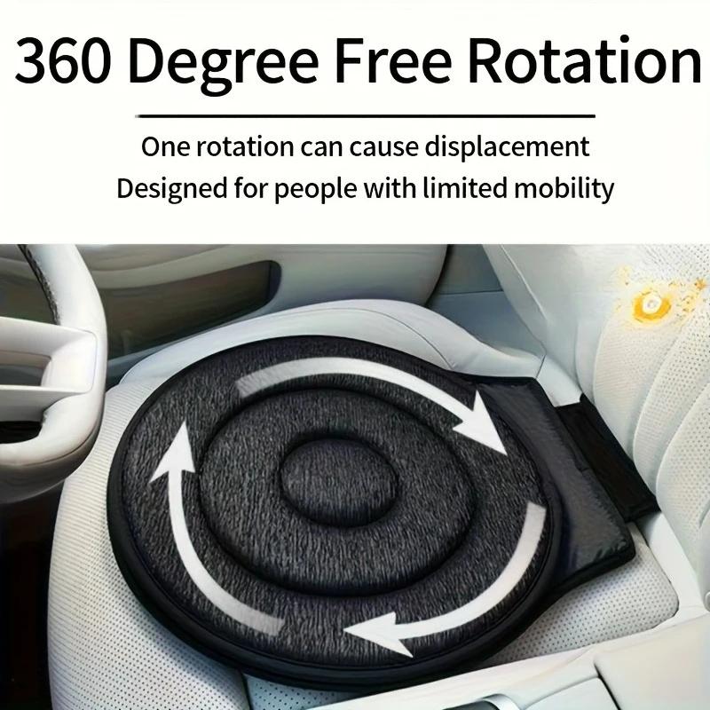 360 ° Coussin de siège de voiture rotatif avec mousse à mémoire de forme