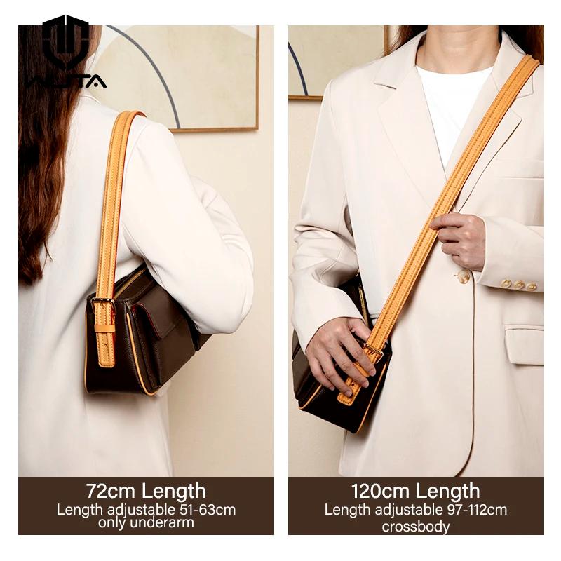 CRAZYSMITH Vachetta Sangle de sac en cuir de rechange pour LV VIVA CITE PM MM couche supérieure