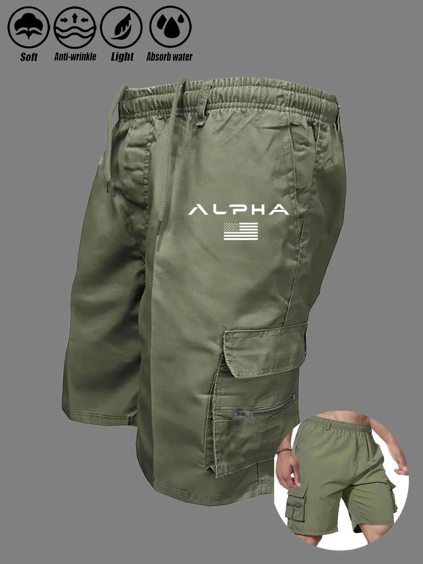 Shorts cargo imprimés drapeau américain