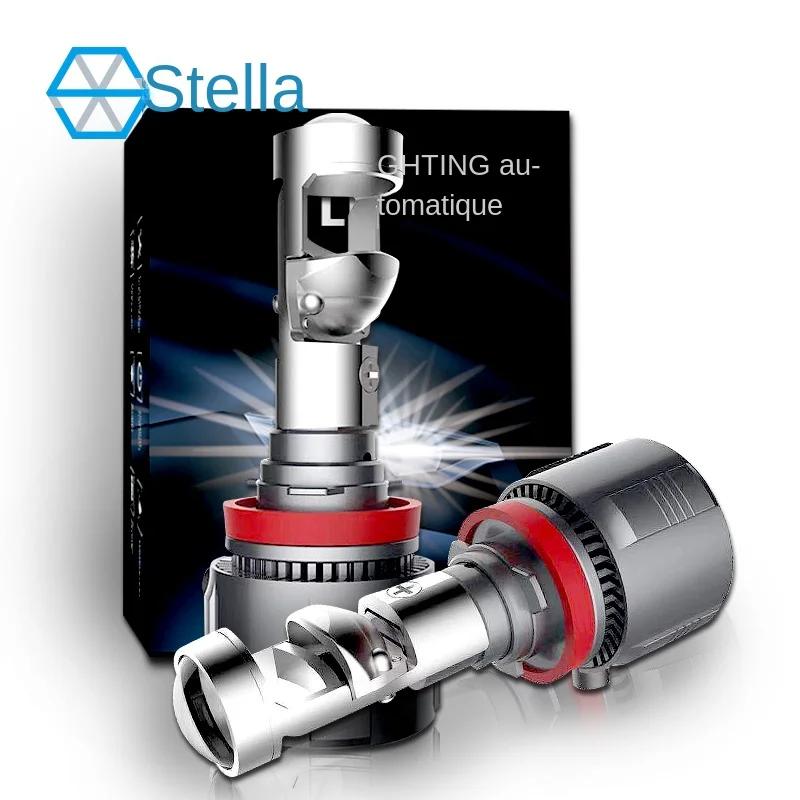 Stella 2x H7 H11 LHD/RHD phare LED Mini lentille projecteur 9005/9006 Auto feux de croisement STG Canbus ampoule pour vo