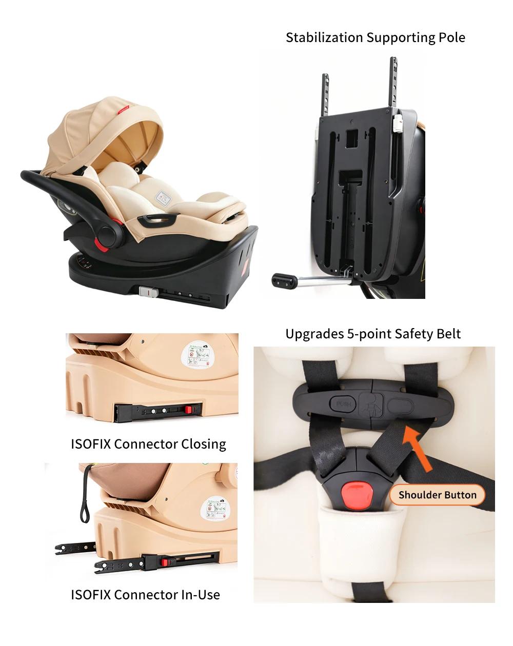 Poussette Standard Réversible 3 en 1 pour Bébé