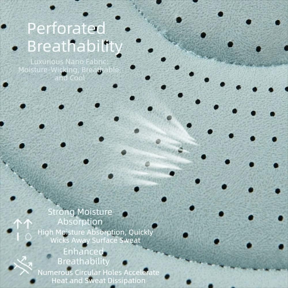 Coussin de siège de voiture rotatif à 360 degrés, tapis antidérapant, design perforé, aide à la mobilité pivotante, éponge multifonctionnelle