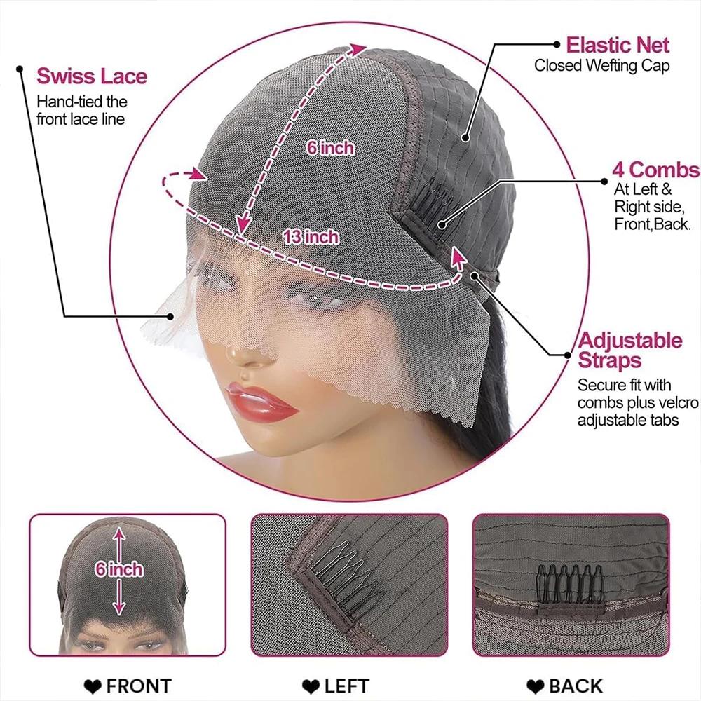 Perruque Lace Front Wig Body Wave transparente HD 13x4