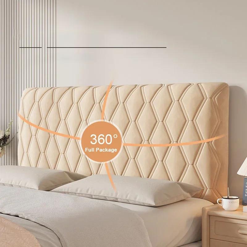 Housse de protection universelle pour tête de lit, épaisse et souple, avec dossier anti-collision