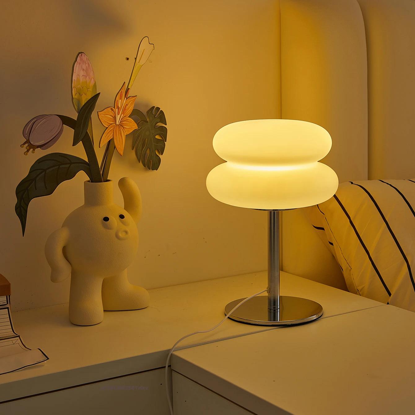 Bauhaus lampe de table abat-jour en plastique chambre chevet salon