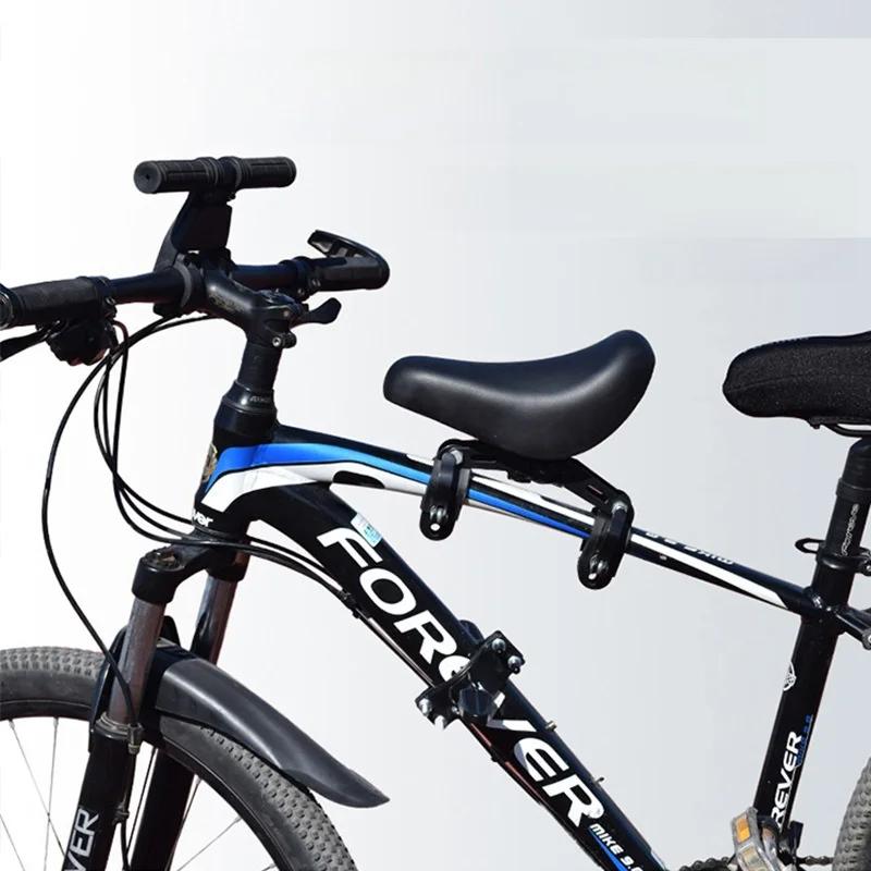 Siège bébé avant pour VTT, siège de vélo pour enfant, coussin d'assise avec absorption des chocs, siège de vélo sport