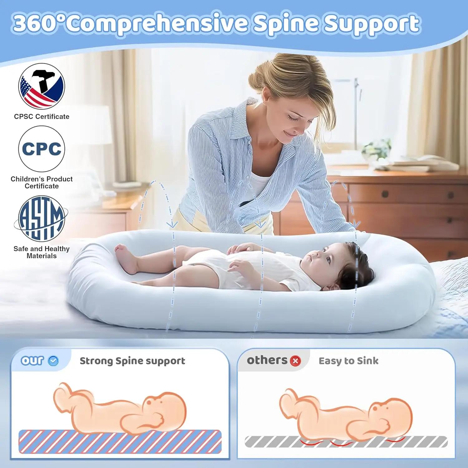 Nouveau-né pliant dormir bébé berceau nid chaise longue Portable couffin voyage lit