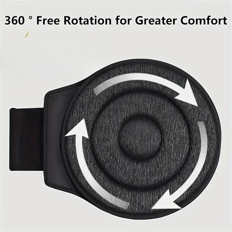 360 ° Coussin de siège de voiture rotatif avec mousse à mémoire de forme
