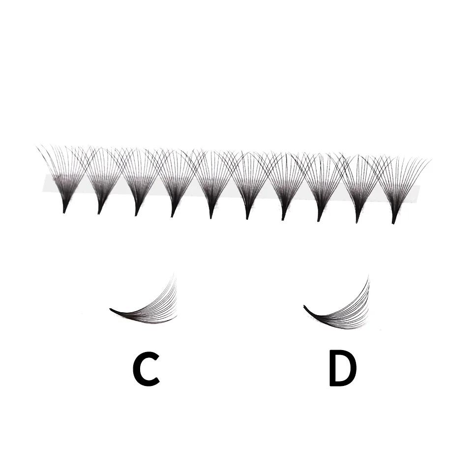 Extensions de cils préfabriquées