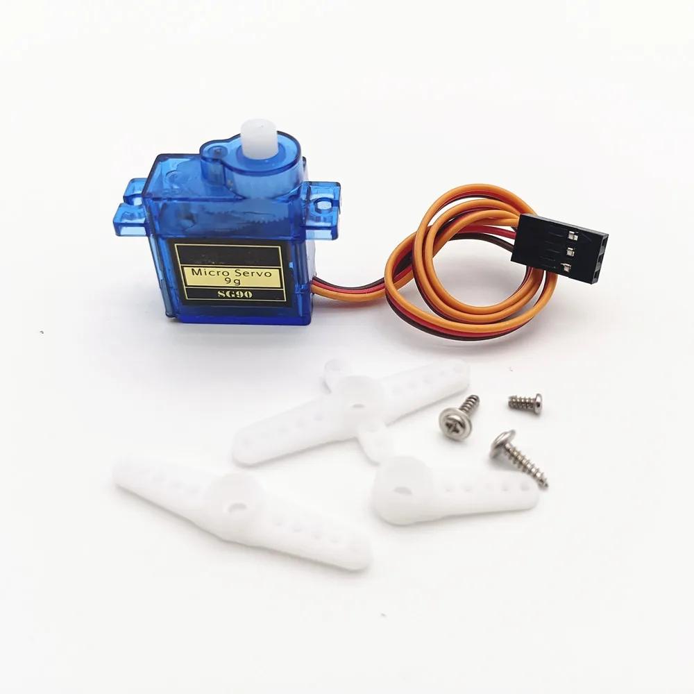 2/5/10/20 pièces SG90 servomoteur micro 9g 180 360 degrés montage