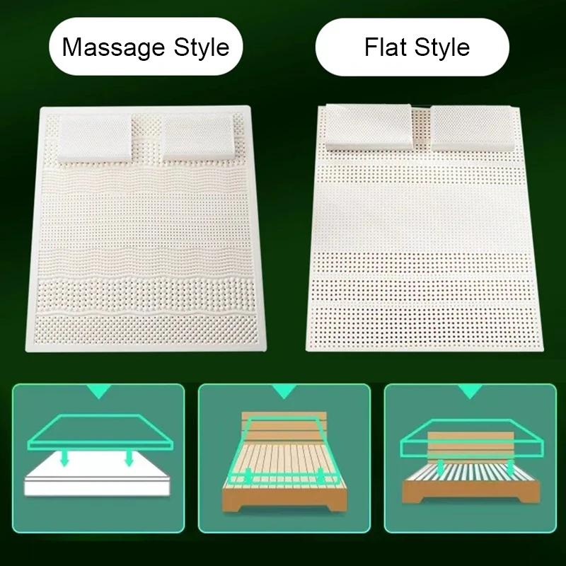 Matelas en latex 100% naturel avec housse