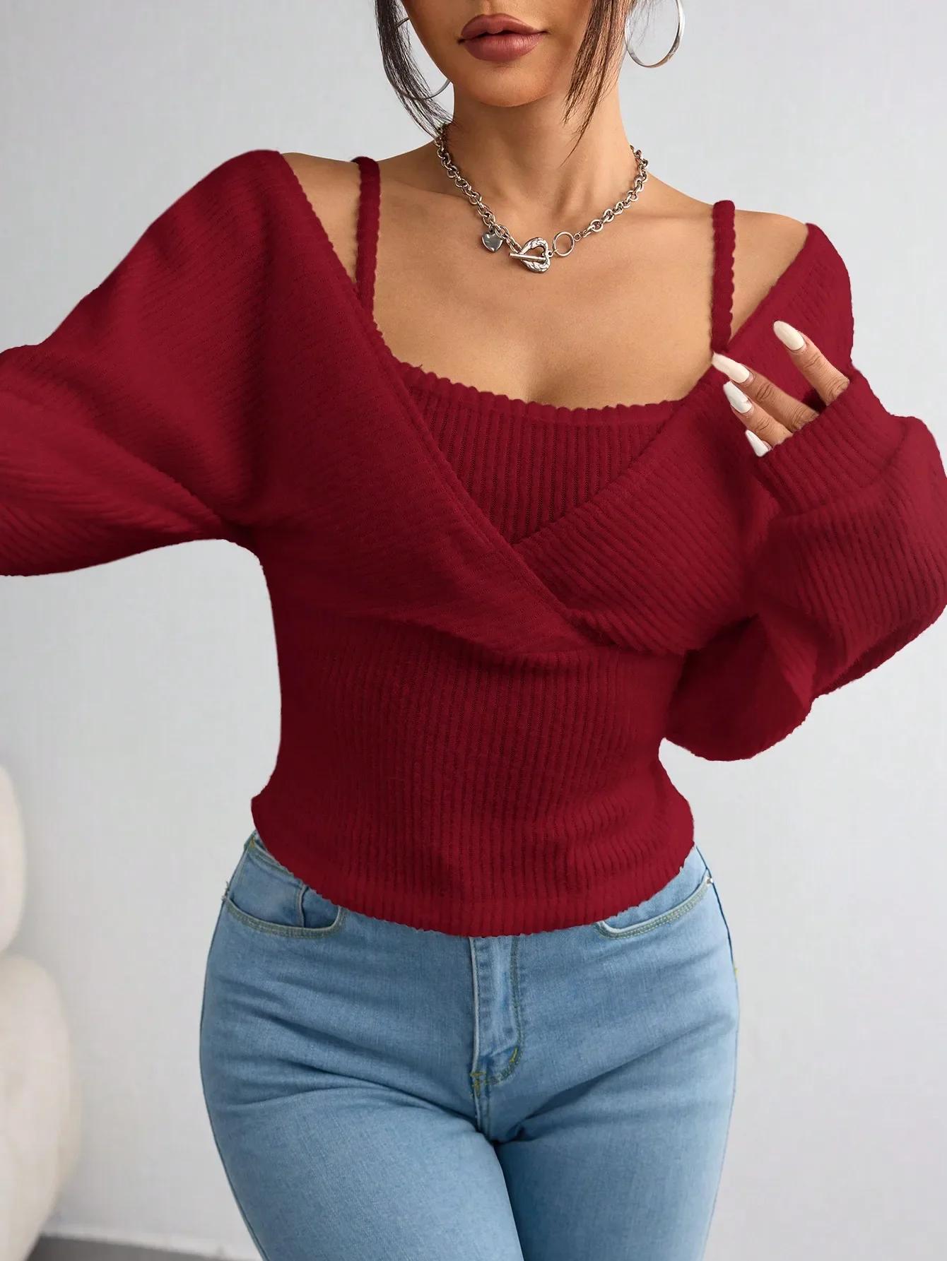 T-shirt à capuche à manches longues pour femmes
