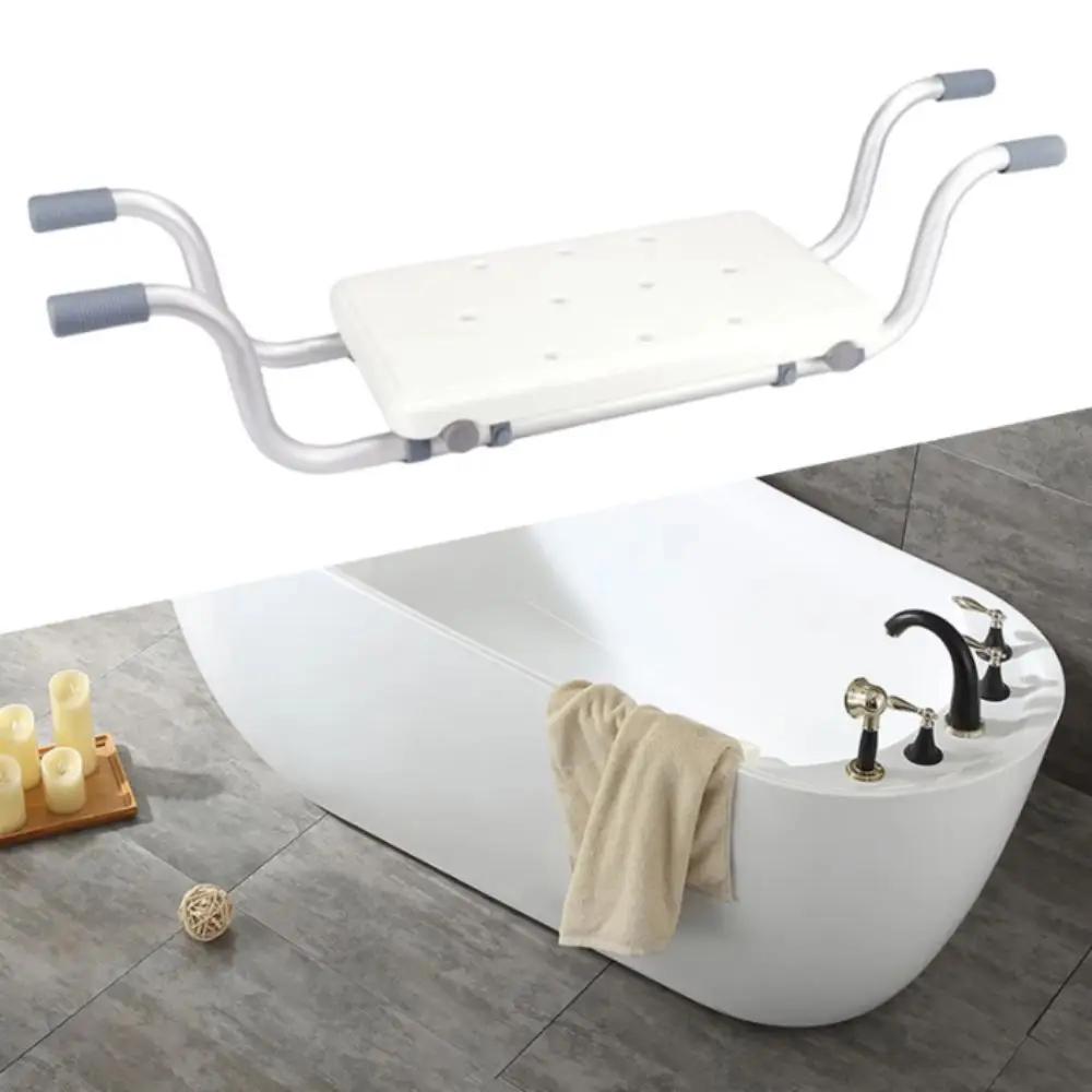 Siège de baignoire robuste à capacité de charge élevée, largeur réglable, longueur ajustable, support de baignoire durable antidérapant, suspendu et antidérapant