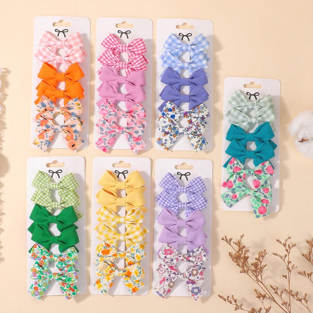 5 pièces/ensemble Mini bébé fille pince à cheveux mignon nœud Floral lapin princesse épingle