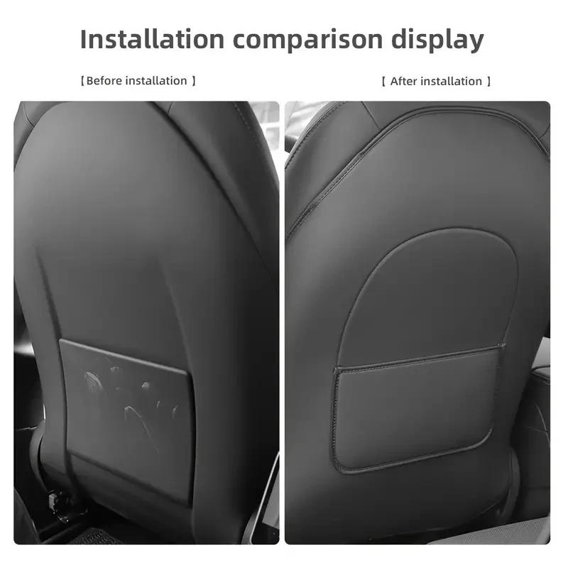 Tapis de protection arrière de siège de voiture pour Tesla modèle 3/Y