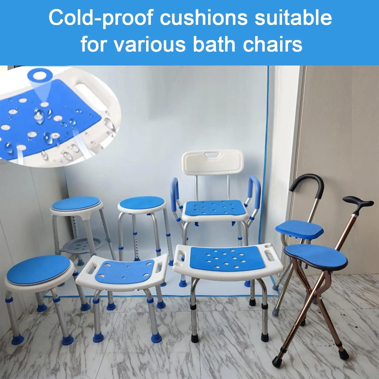 Coussin de siège de douche, tapis de chaise de bain, antidérapant, imperméable, pour personnes âgées, handicapées, hygiène personnelle, Routine quotidienne