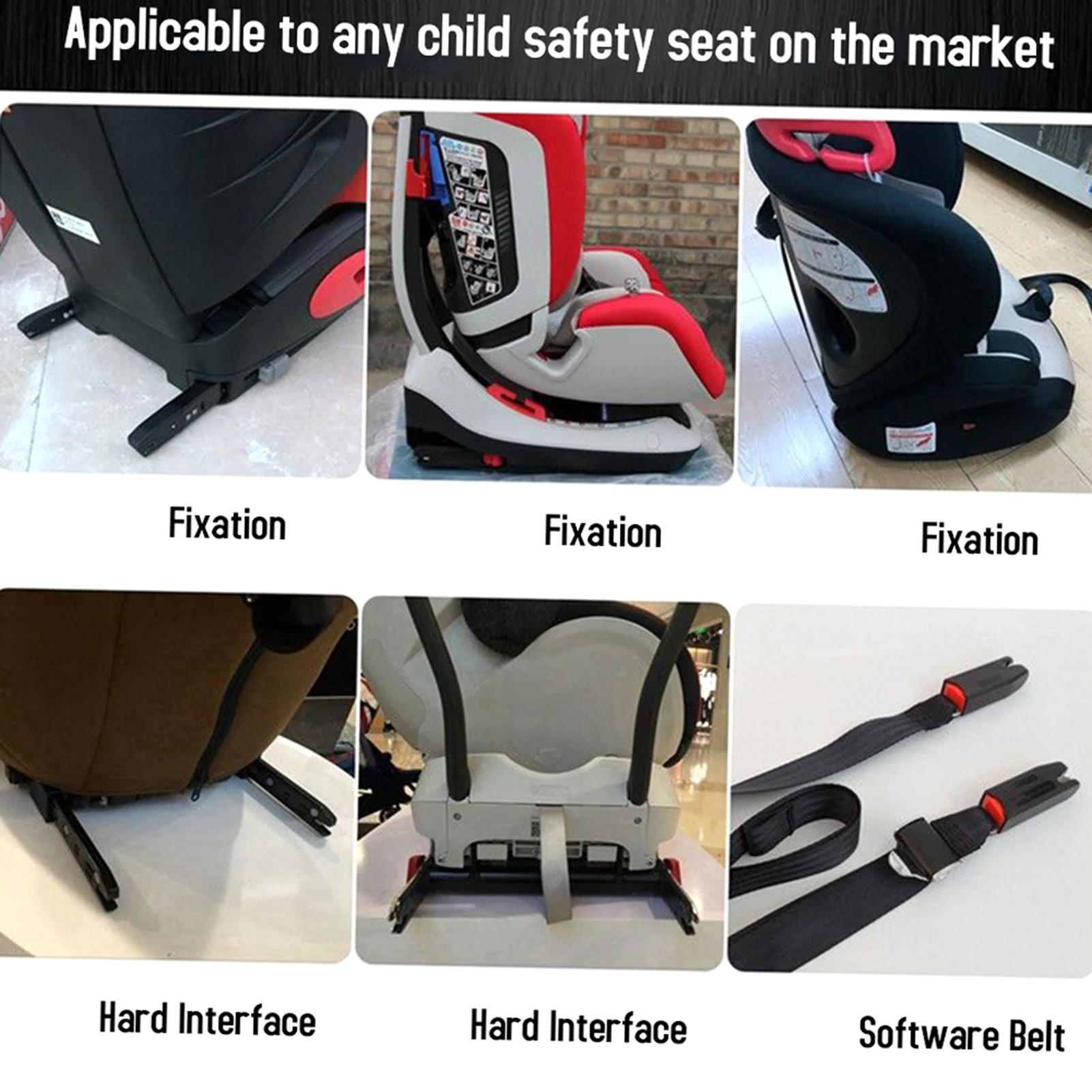 Kit de fixation pour siège auto enfant avec connecteur ISOFIX pour ceinture ISOFIX