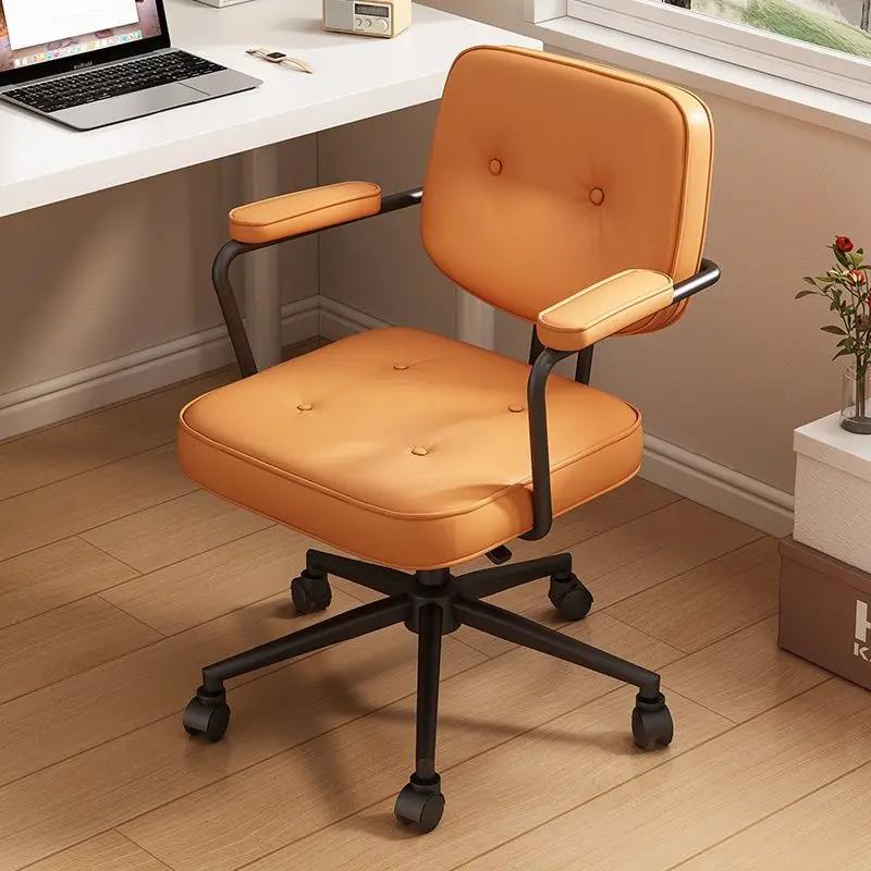 Chaise d'ordinateur confortable pour sédentarité à la maison, bureau, étude, dortoir, dossier, siège de bureau, chambre à coucher