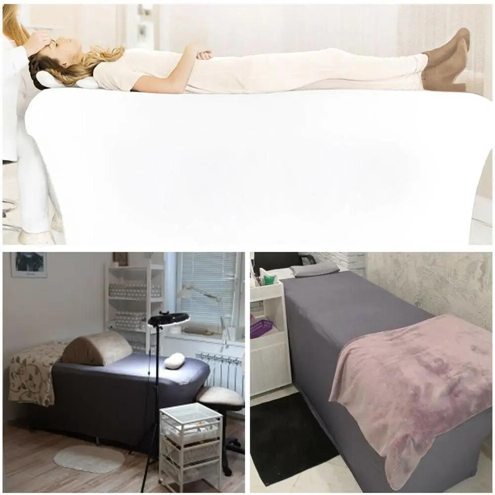 Salon de beauté Massage lit couverture Spa Table feuille Massage feuille SPA Table couverture doux pur couvre-lit couleur Table respirant ajustement