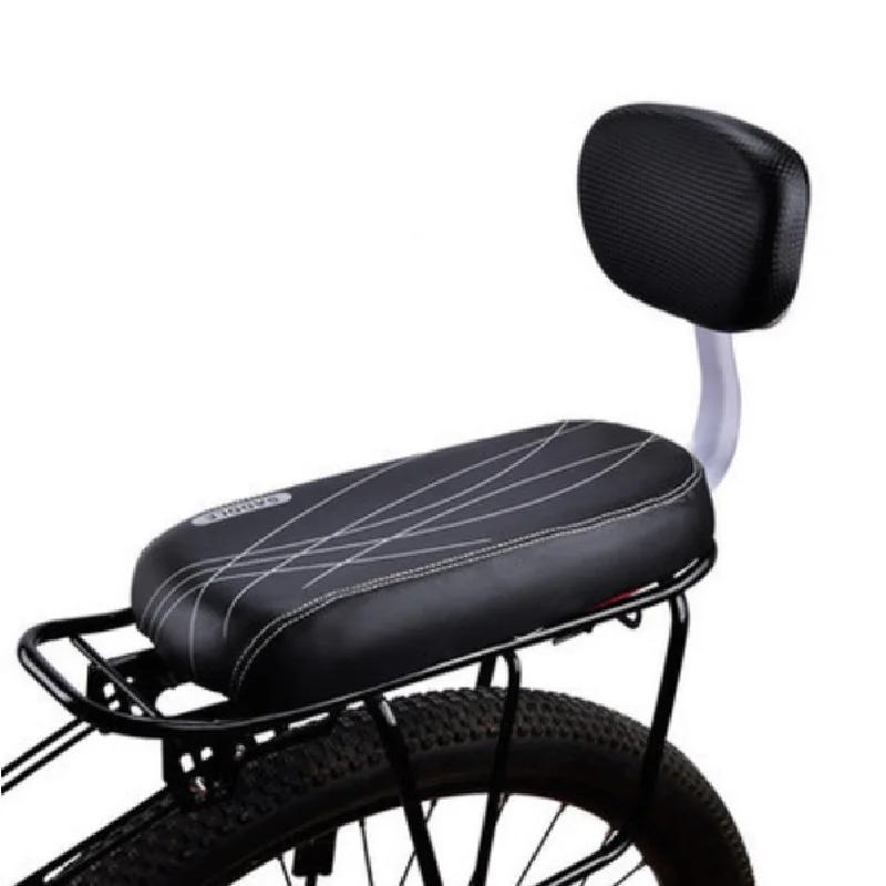 Selle de vélo enfant avec assistance dorsale, siège arrière de VTT T1, coussin en cuir PU, pièces de cyclisme
