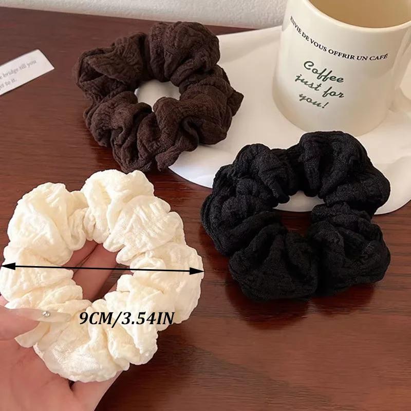 Corde à cheveux de couleur unie pour femmes