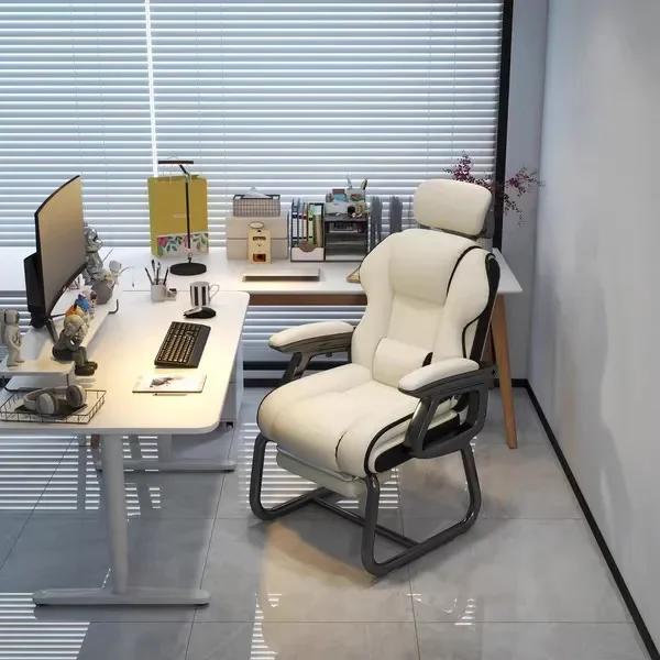 Chaise de bureau ergonomique avec appui-tête réglable