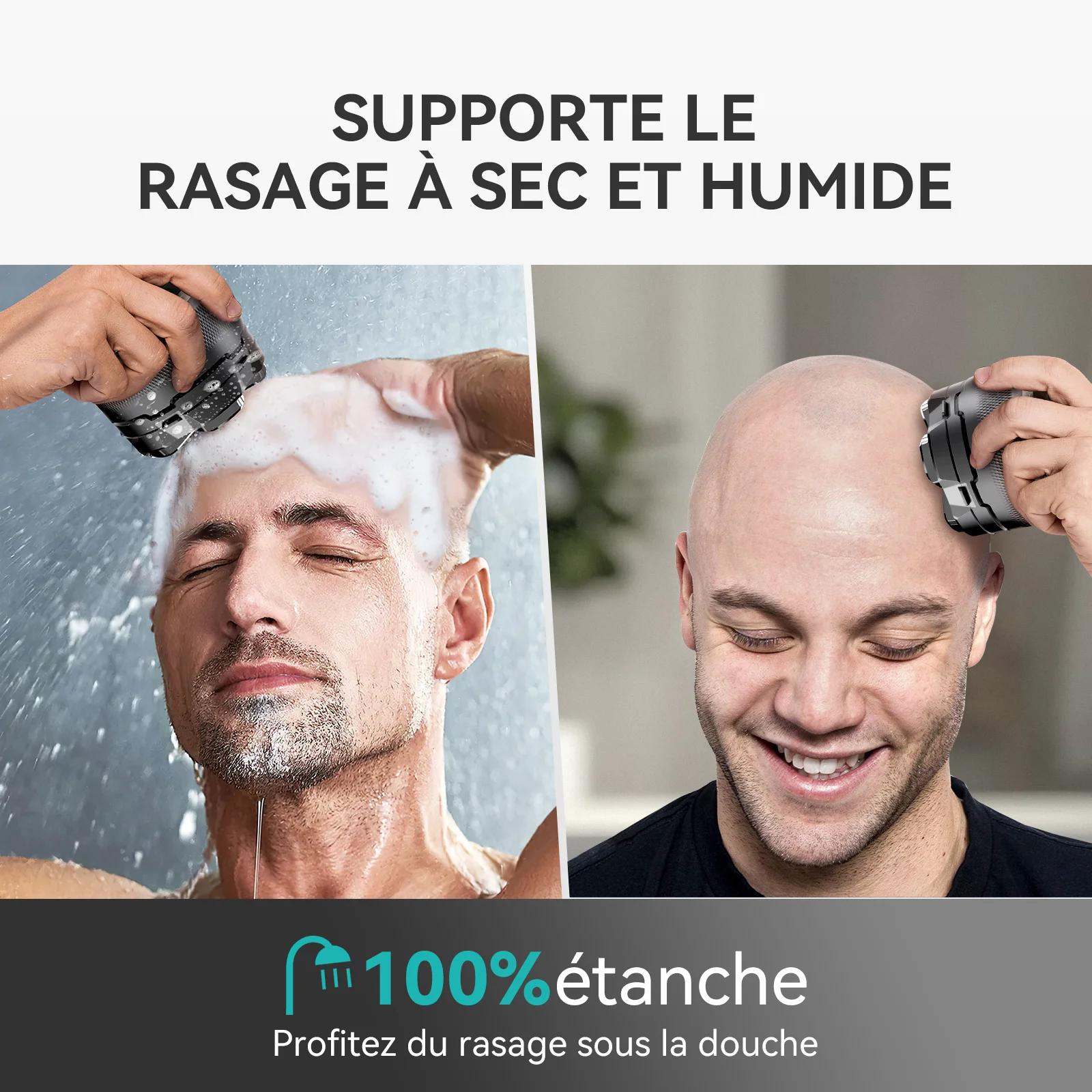 KENSEN 6D rasoir électrique flottant magnétique pour hommes tête humide/sèche