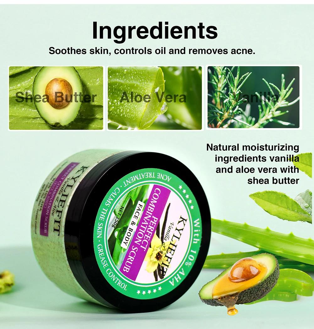 KYLIEFIT Exfoliant naturel au sel pour le corps et le visage