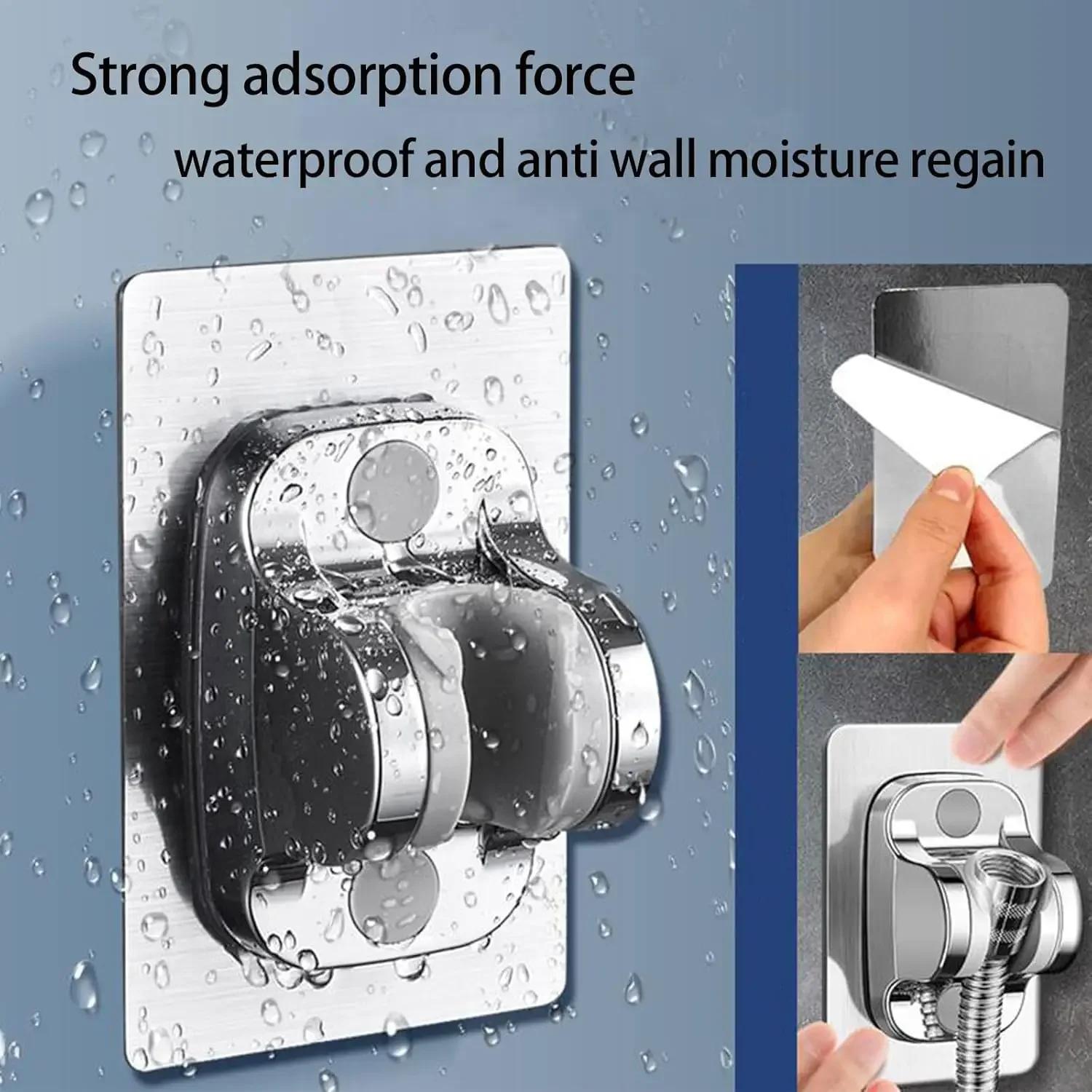 Support de douche, pommeau de douche réglable