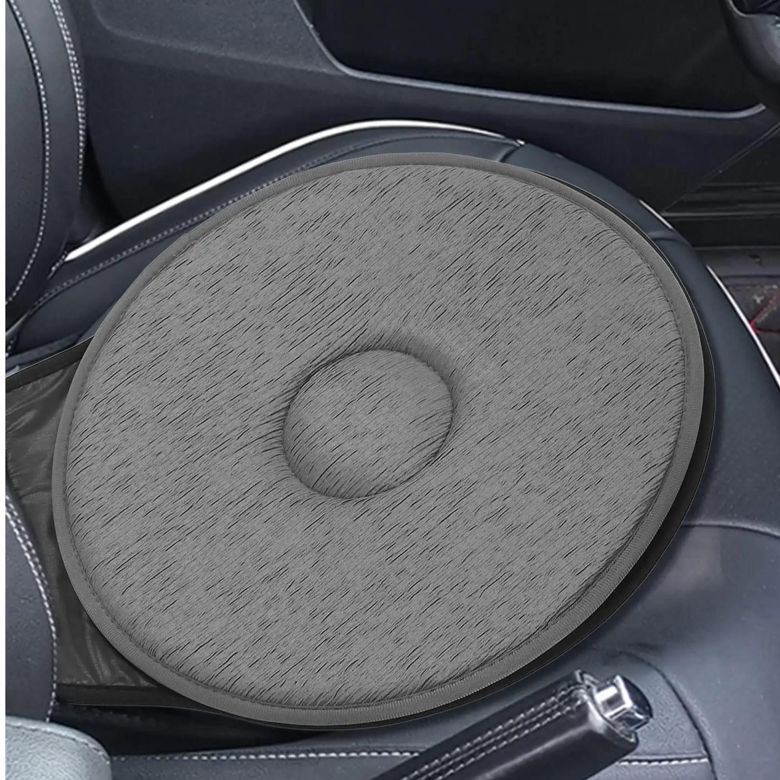 Coussin de siège de voiture rotatif à 360 degrés avec mousse à mémoire de forme