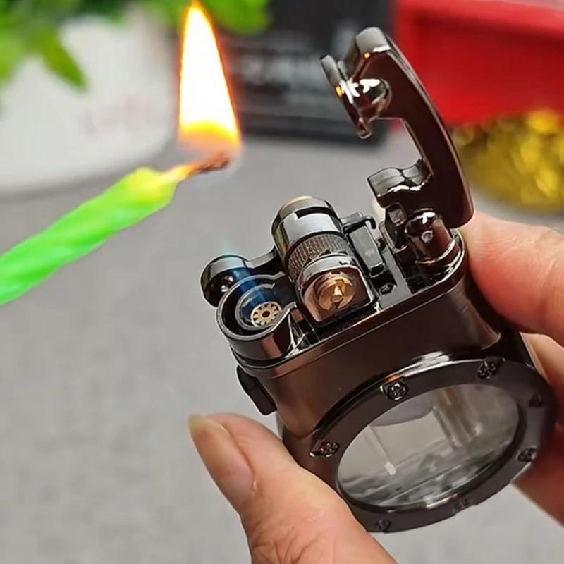 Briquet à bras de feu double en métal