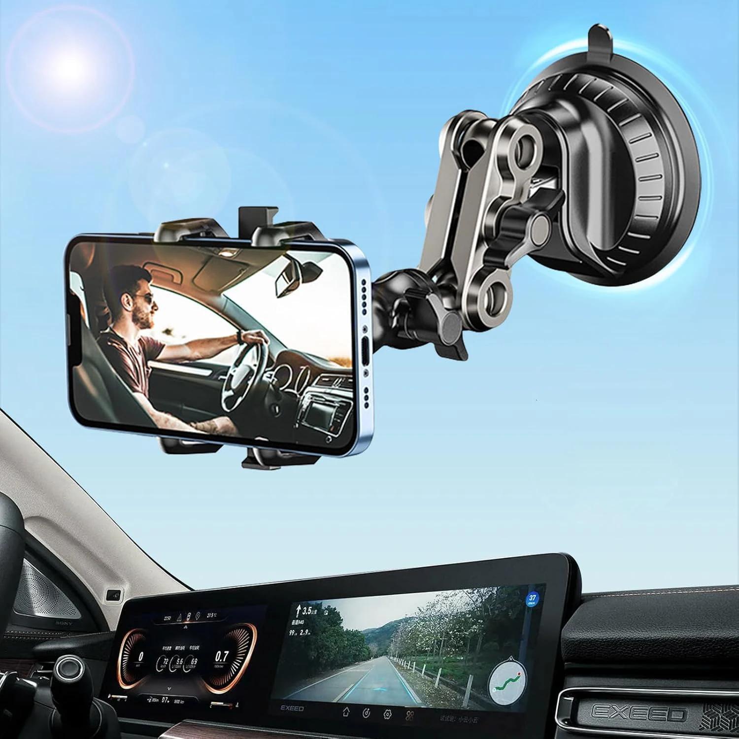 Support vidéo pour voiture - 360 ° Bras rotatif
