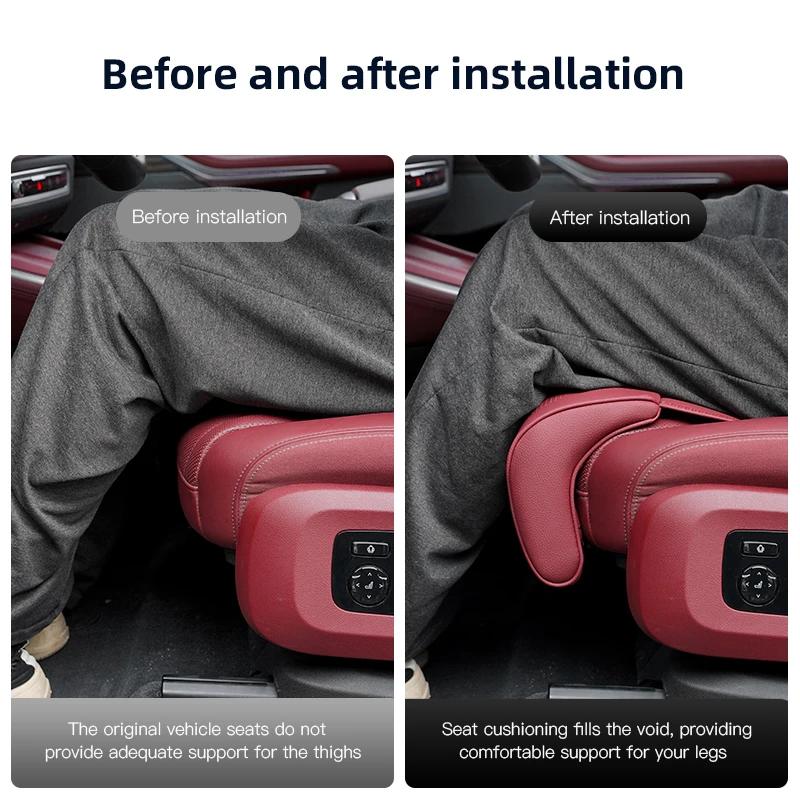 Housse de coussin d'extension de siège de voiture
