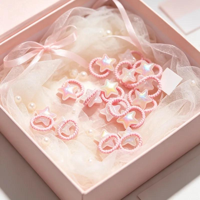 10 pièces/ensemble mignon bébé fille cheveux amour bandes dessin animé