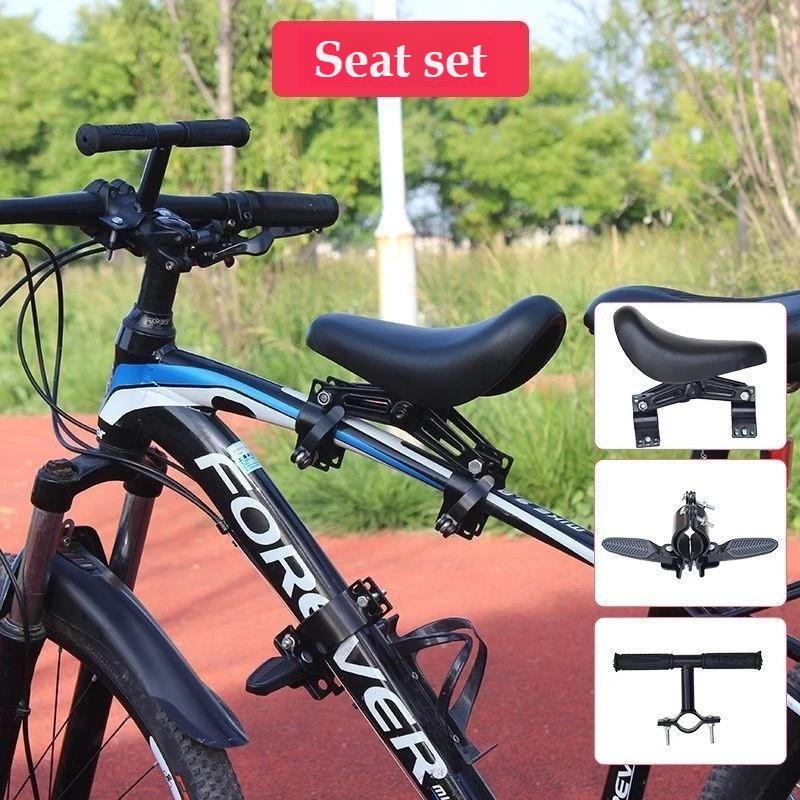 Sièges de vélo avec guidon et pédales pour enfants, siège enfant orienté vers l'avant, coussin de sécurité