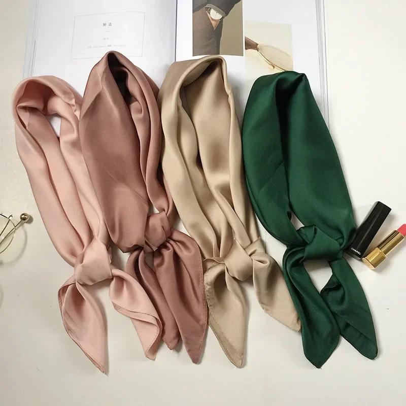 Foulards carrés pour femmes, écharpes rondes, écharpe de luxe, bandeau de sauna, hijab, châles de mûrier, haute qualité, mode printemps, 100%, 70