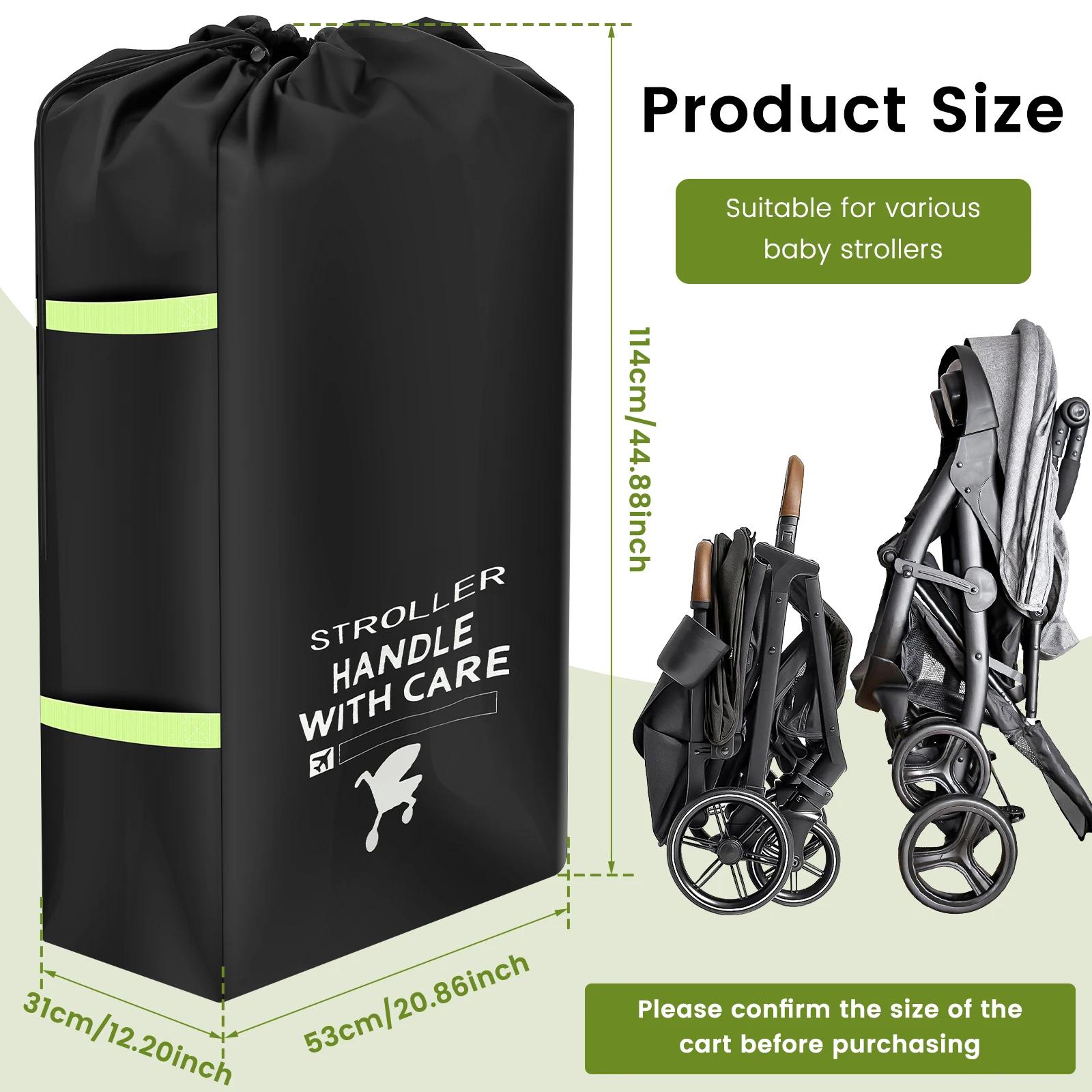 Sac rangement poussette étanche voyage avion - Housse anti-poussière transport accessoires bébé