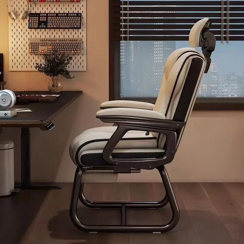 Chaise de bureau ergonomique avec appui-tête réglable