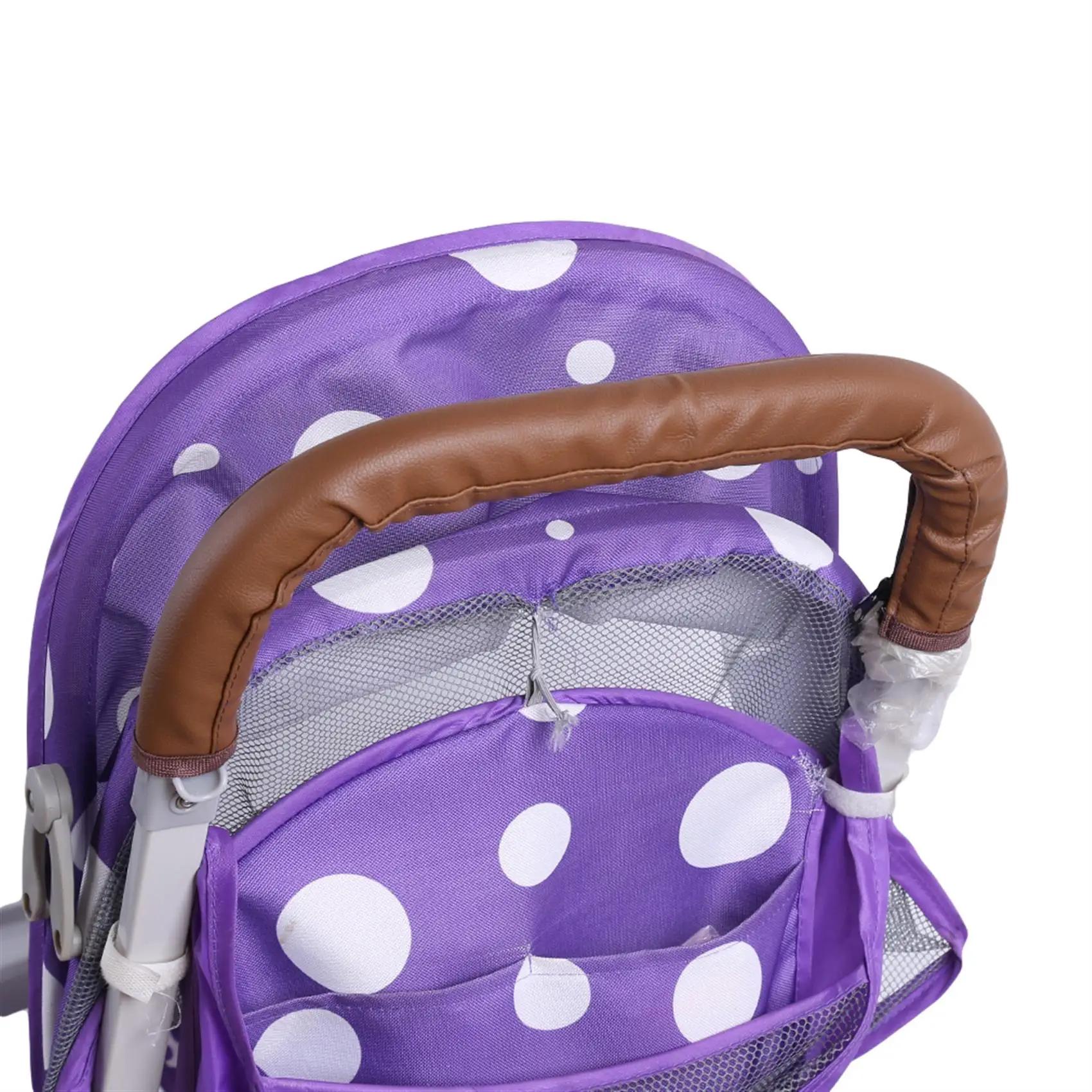 Housses de protection en cuir pour poignées de poussette, protège-bras de chariot, housse de protection à fermeture éclair pour chariot de bébé, accessoires de poussette NEUF