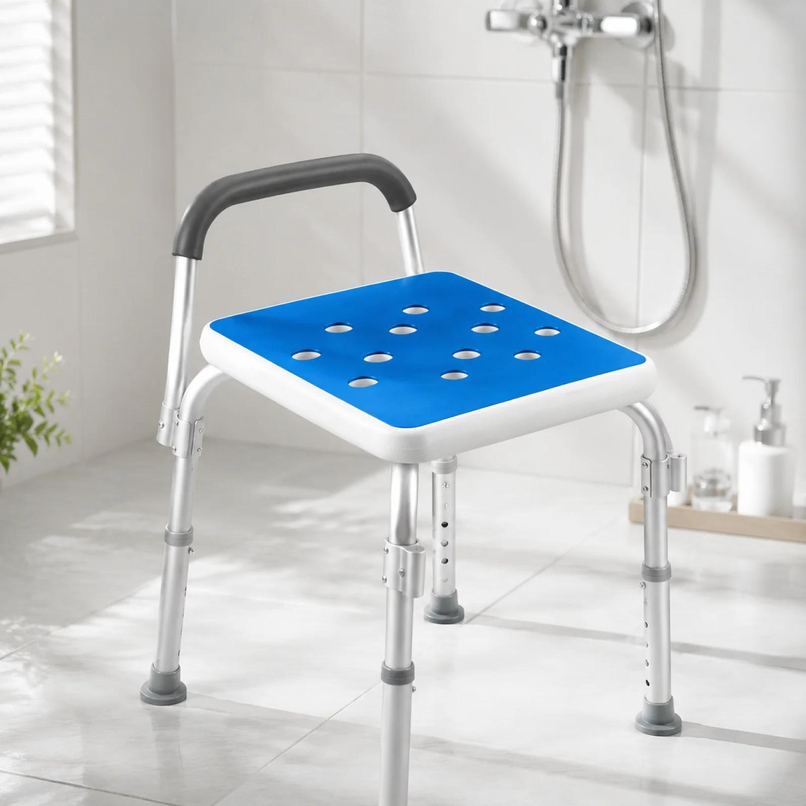    Coussin de chaise de douche antidérapant, résistant au froid, tapis de chaise de bain pour personnes âgées, handicapées, fournitures de salle de bain