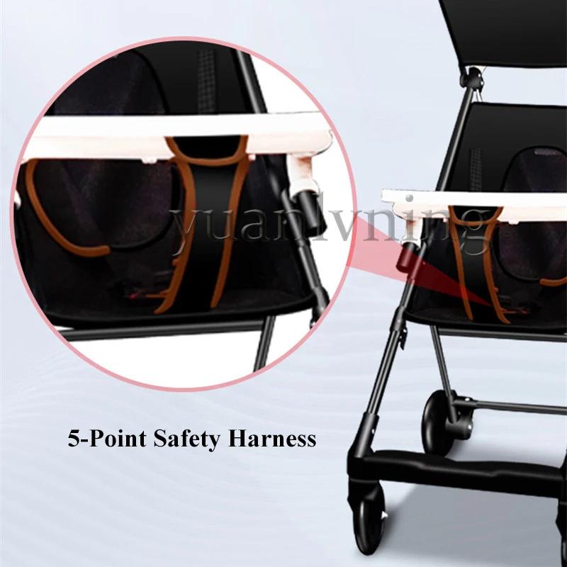 Poussette pliable pour bébé, compacte et légère, poussette de voyage pour tout-petits, poussette pour l'extérieur