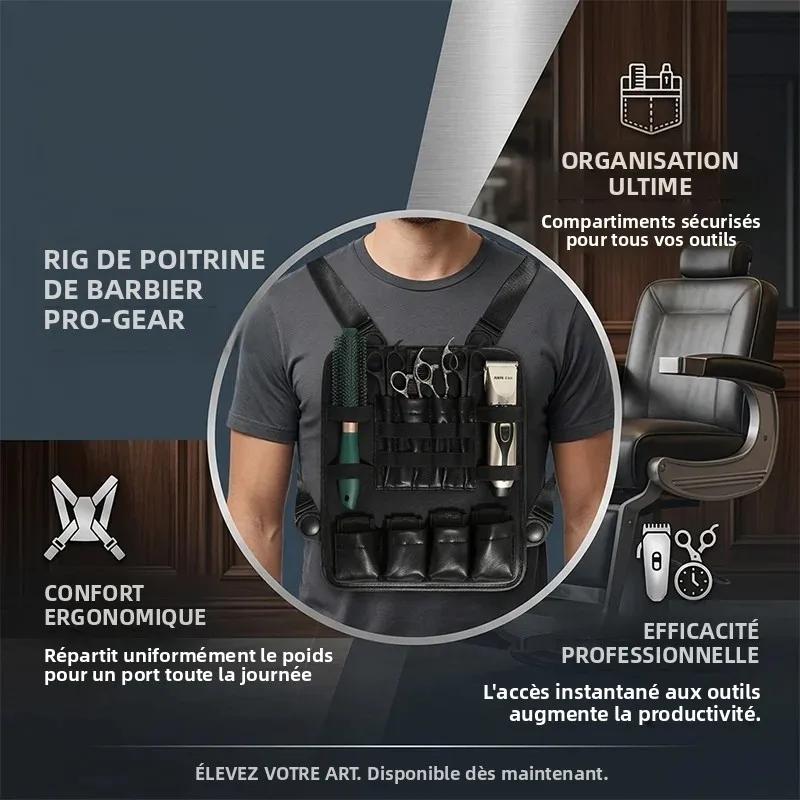 Kit d'outils multifonctionnels pour barbier professionnel