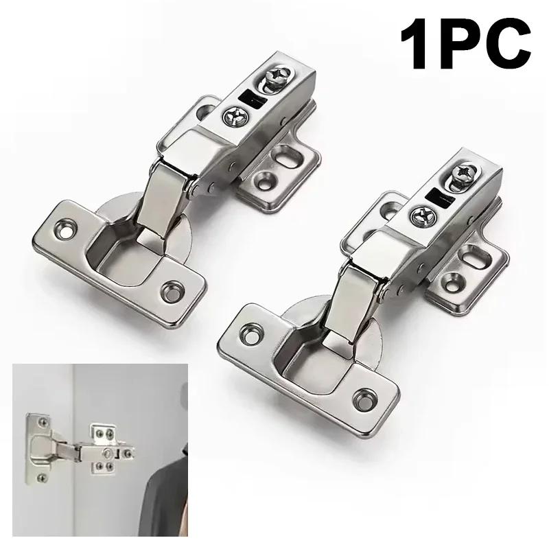 1PC Charnières de porte d'armoire avec amortisseur de fermeture douce pour meuble de cuisine et autres meubles