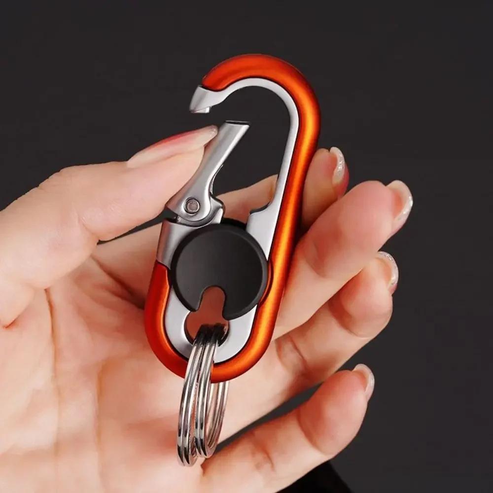 Porte-clés double anneau pour homme