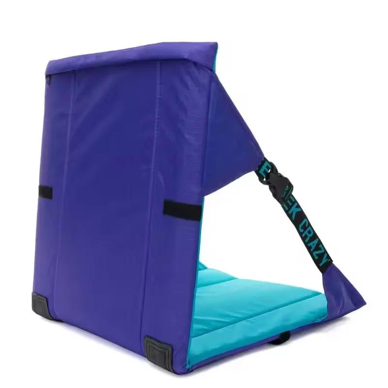Chaise de siège de stade, coussin de blanchiment avec Support dorsal rembourré, siège de stade inclinable, chaise de stade pliante pour femmes et hommes