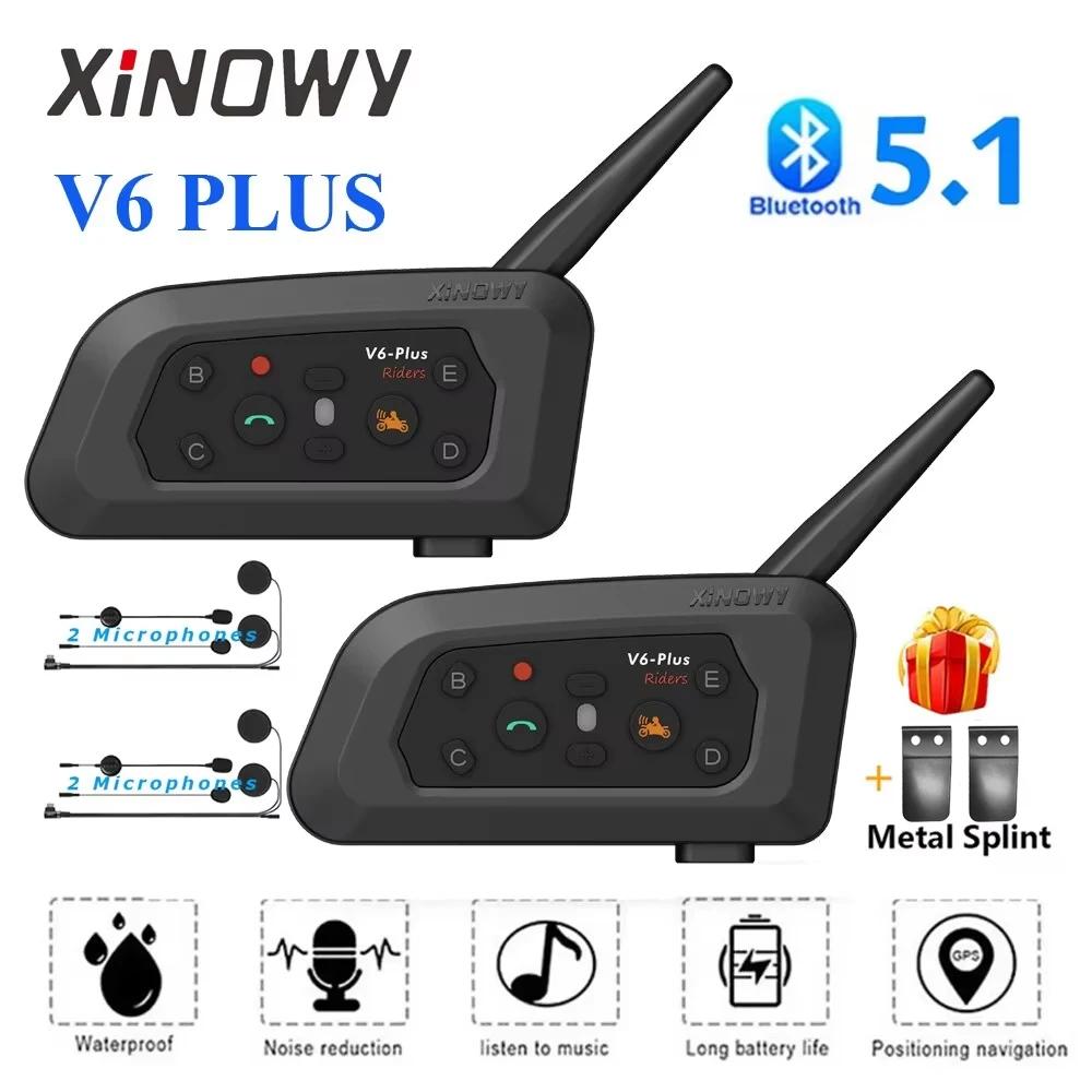 XINOWY V6 Plus Moto Casque Bluetooth
