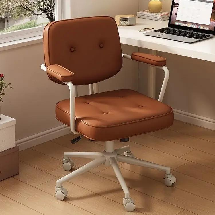 Chaise d'ordinateur confortable pour sédentarité à la maison, bureau, étude, dortoir, dossier, siège de bureau, chambre à coucher